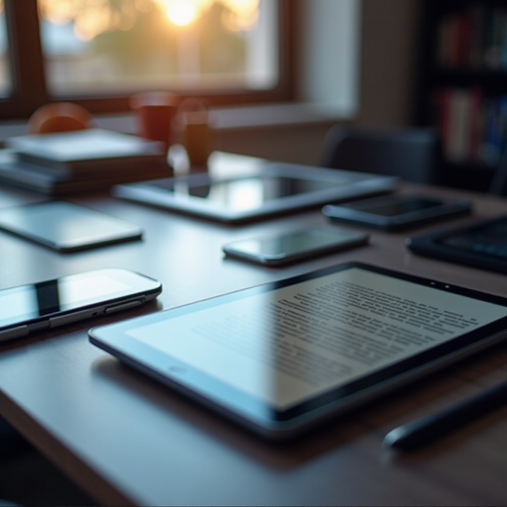 prendre des notes sur une tablette