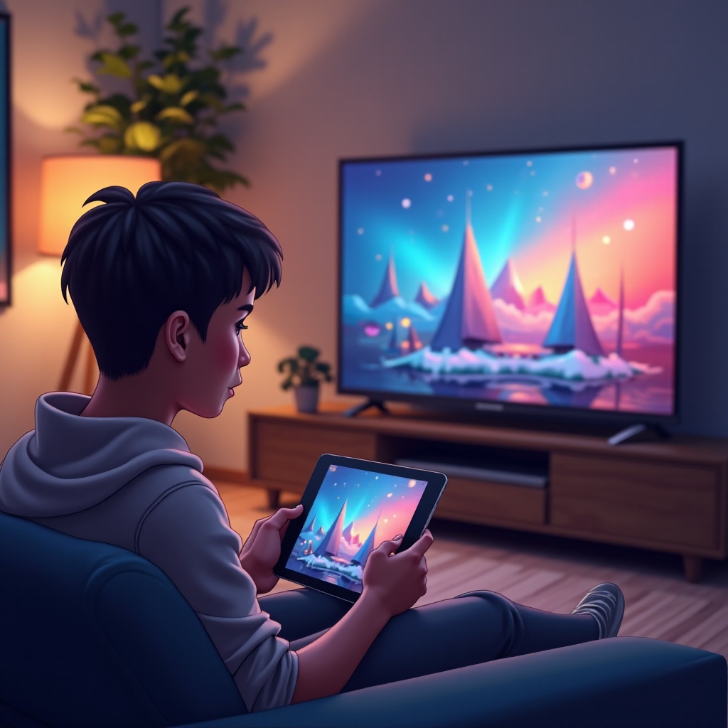 comment connecter une tablette a une tv